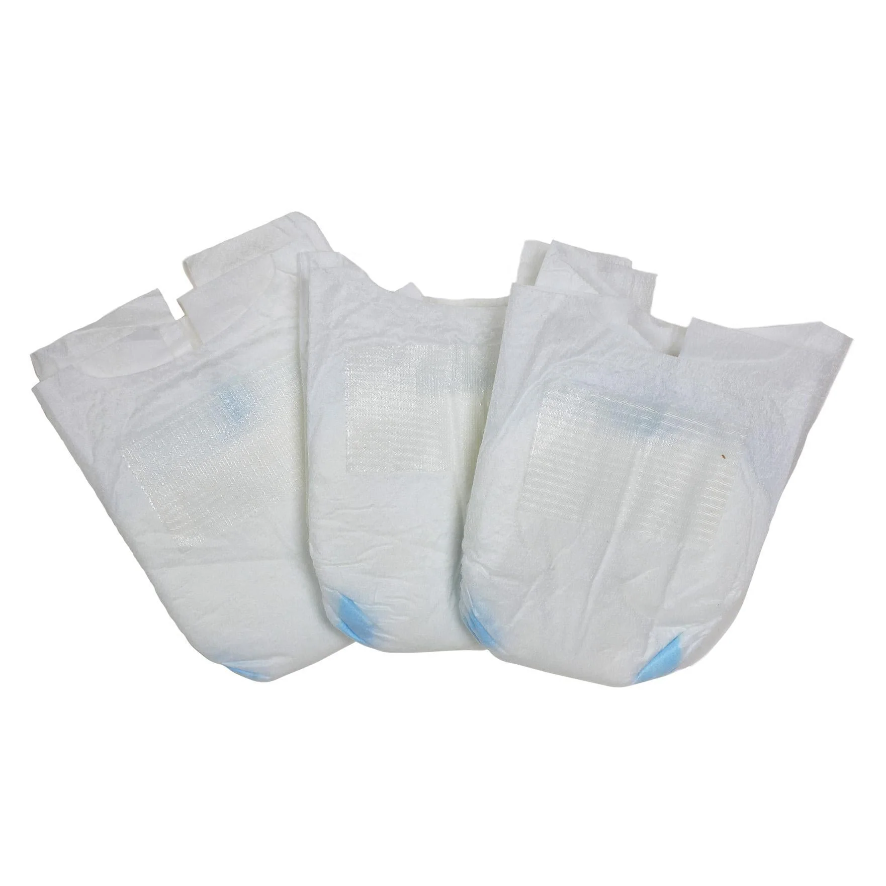 BLC Z01 3-Pack White Diapers (blue liner) fits 12" 14" & Lullaby